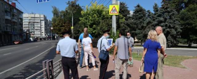 У школ Рязани активисты ОНФ проверили безопасность пешеходных переходов