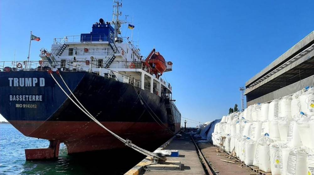 В АМПУ рассказали о хранении около 10 тысяч тонн селитры в порту «Южный»