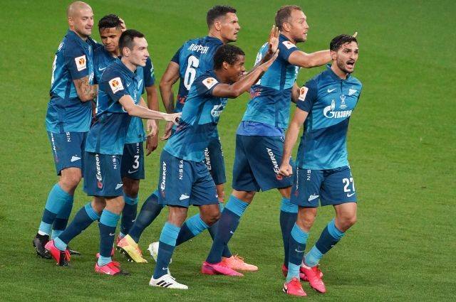 «Зенит» в пятый раз стал обладателем Суперкубка России