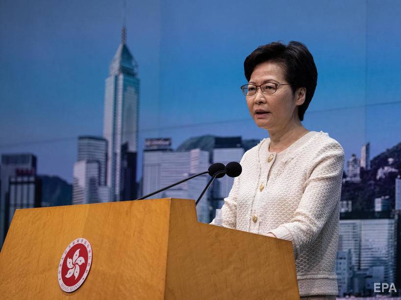 США ввели санкции против премьер-министра Гонконга Кэрри Лэм и еще 10 чиновников