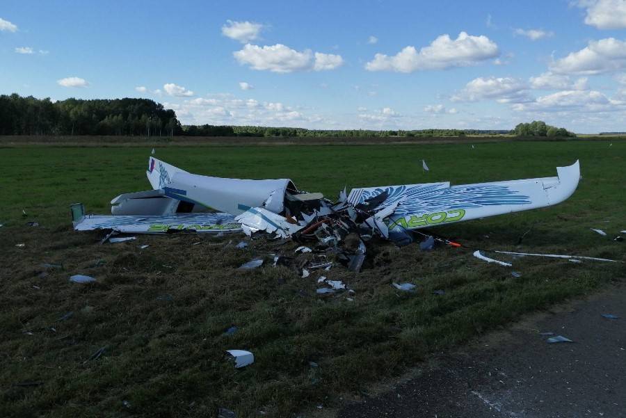 СК назвал причину крушения легкомоторного самолета под Калугой