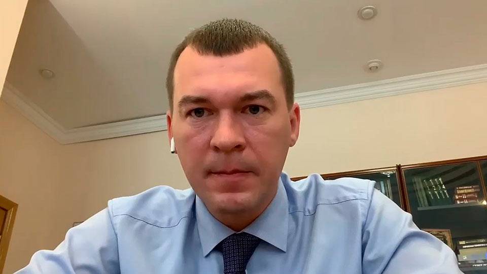 Дегтярев разместил в Instagram видео, где говорит о снятии в Хабаровском крае запретов на массовые митинги