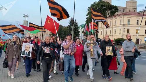 В Москве сторонники и противники Лукашенко собрались у посольства Белоруссии