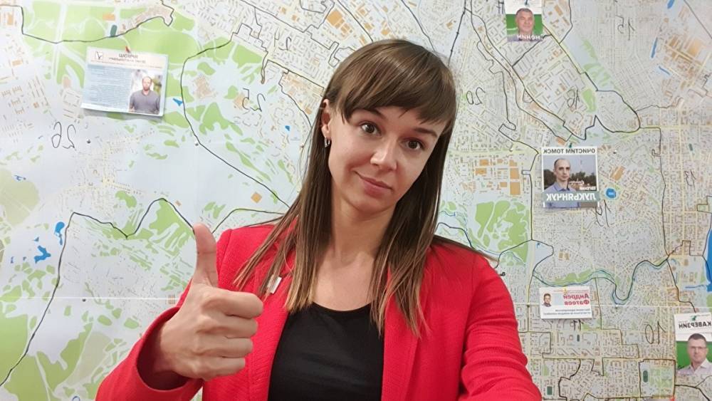 Глава штаба Навального в Томске Ксения Фадеева выиграла на выборах в гордуму