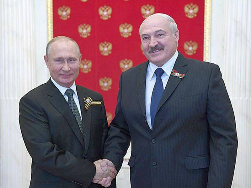 Путин подтвердил заявления о предоставлении РФ Белоруссии кредита в $1,5 млрд