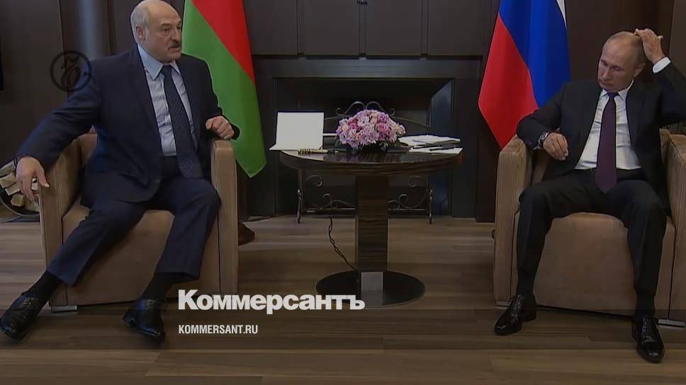 Путин пообещал Лукашенко кредит на $1,5 млрд