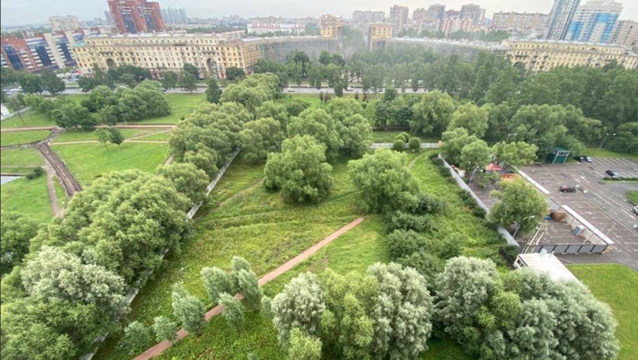 В Пулковском парке установили почти 500 фонарей
