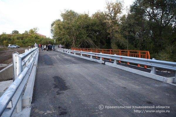 Новый мост построили в селе Акшуат
