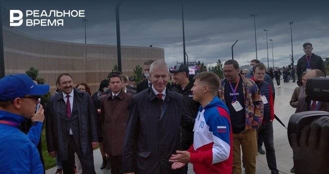 Министру спорта России показали экстрим-парк «Урам» в Казани