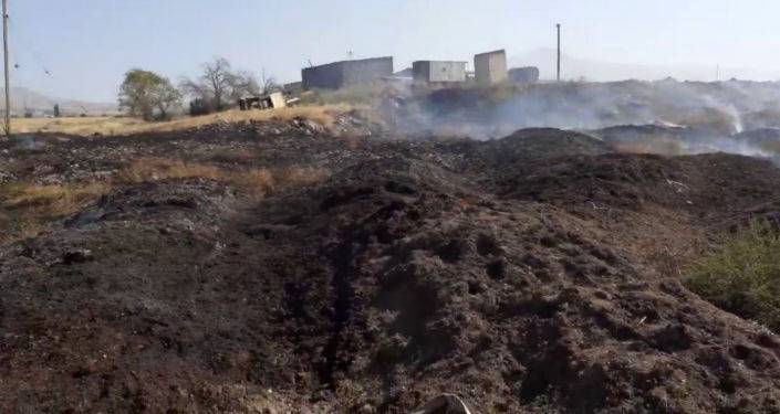 Опасный пожар у газохранилища в Абовяне: на месте ЧП дежурят спасатели – видео