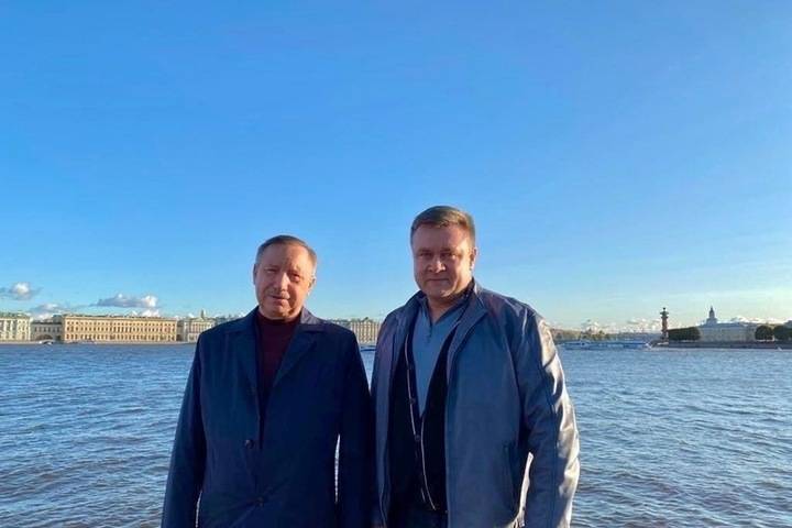 Любимов встретился с губернатором Санкт-Петербурга