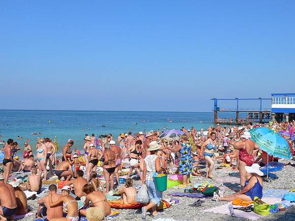В Сочи турист утонул на многолюдном пляже