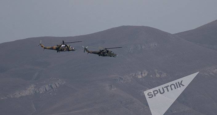 На тактических учениях "Кавказ-2020" в Армении задействована авиация
