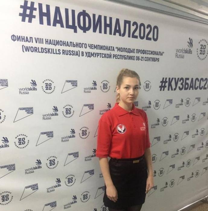 Студентка из Глазова выиграла серебряную медаль в финале WorldSkills Russia