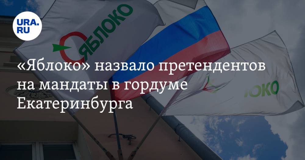«Яблоко» назвало претендентов на мандаты в гордуме Екатеринбурга. ФАМИЛИИ