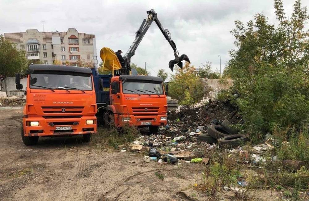 Ликвидация незаконных свалок началась в Нижегородском районе