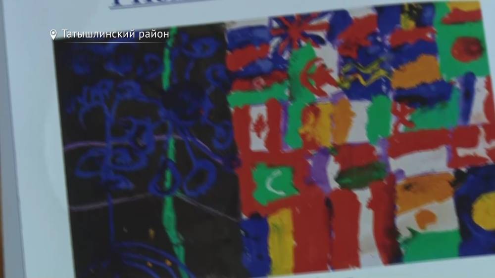 Картина 6-летнего художника из Башкирии представлена на выставке в Москве