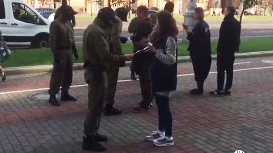 Несколько десятков человек задержаны во время акций протеста в Минске