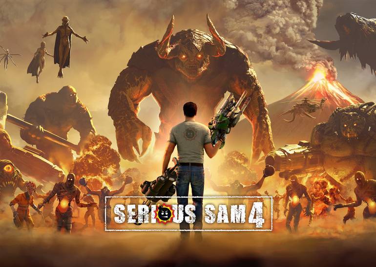 Serious Sam 4: бег спиной назад