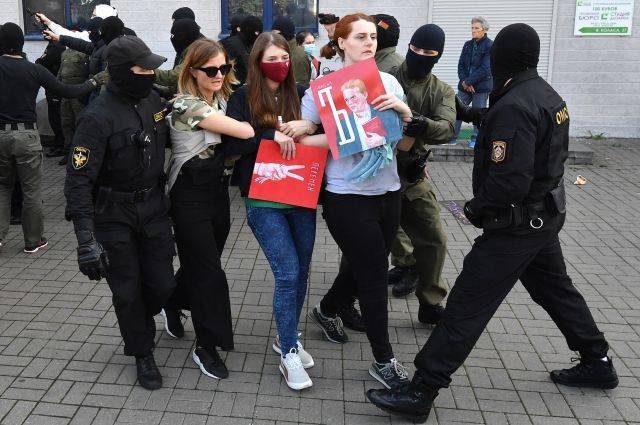 В Белоруссии задержали около 200 участников акций протеста