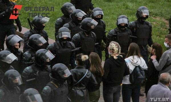 В Минске задержано около 140 протестующих