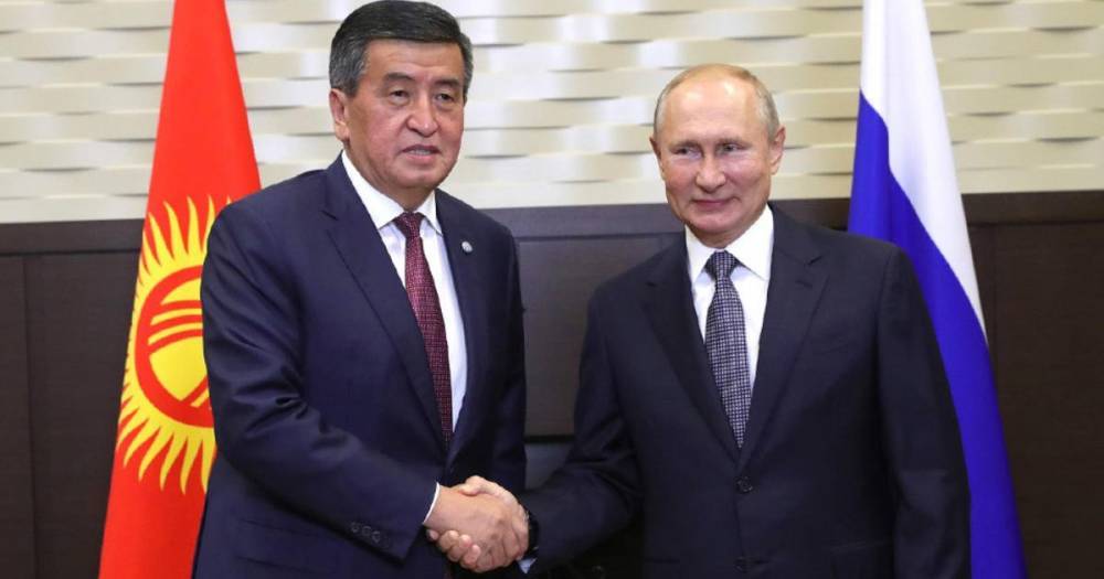 Путин встретился с президентом Киргизии