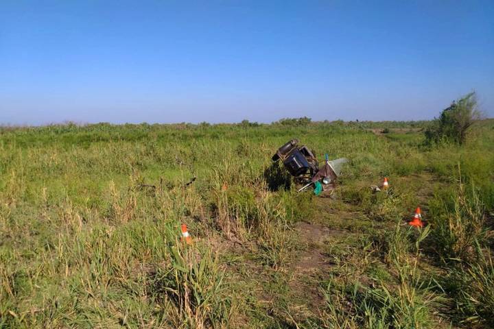 В Астрахани погиб мотоциклист, обнаруженный без сознания на грунтовой дороге