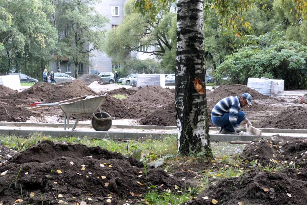 В Петербурге благоустроят 208 дворов и 12 общественных пространств