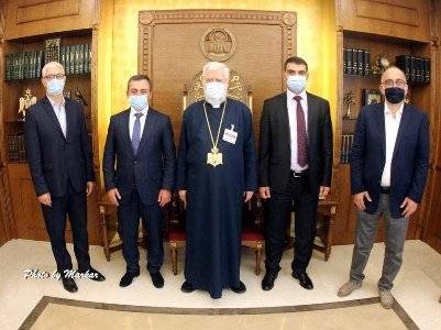Ишхан Сагателян в Бейруте провел встречу с католикосом Великого Дома Киликийского Арамом I