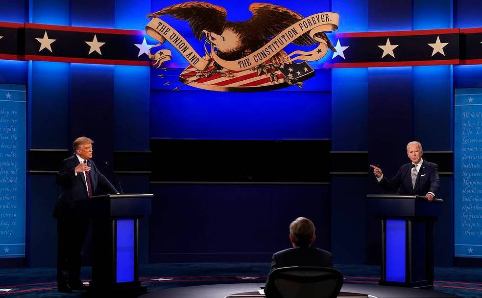 В США состоялись первые дебаты кандидатов в президенты