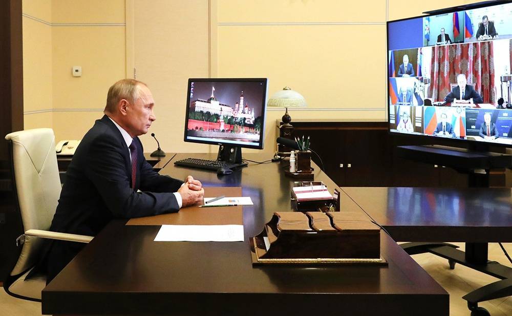 Путин обсудил с членами Совбеза итоги переговоров Мишустина и Лукашенко