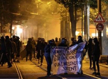 Стихийная демонстрация в Лейпциге переросла в массовые беспорядки