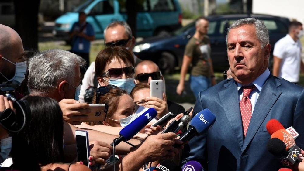 Партия Джукановича признала поражение на парламентских выборах
