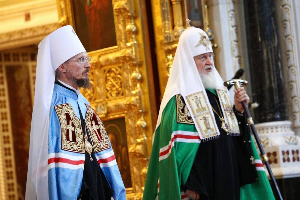 Патриарх Кирилл возвел нового экзарха Белоруссии Вениамина в сан митрополита