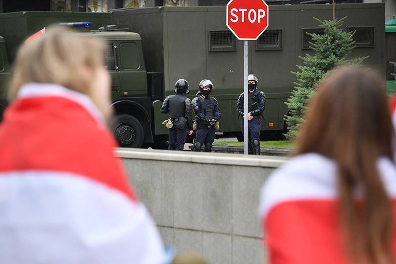 Милиция задержала десятки человек на "Марше единства" в Белоруссии