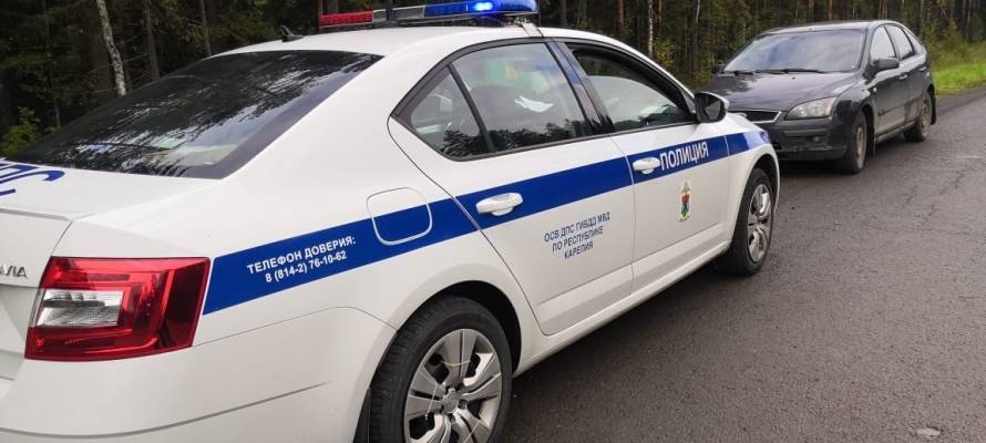 Пьяный водитель был остановлен патрулем на трассе "Кола" в Карелии