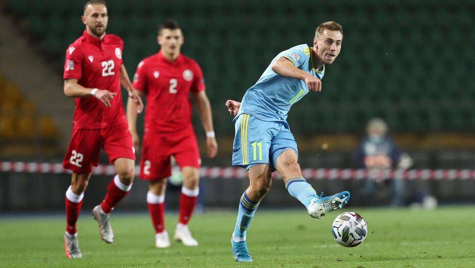 Сборная Казахстана проиграла Беларуси в домашнем матче Лиги наций
