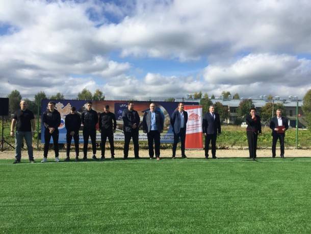 В Пажге Сыктывдинского района открыли новое футбольное поле