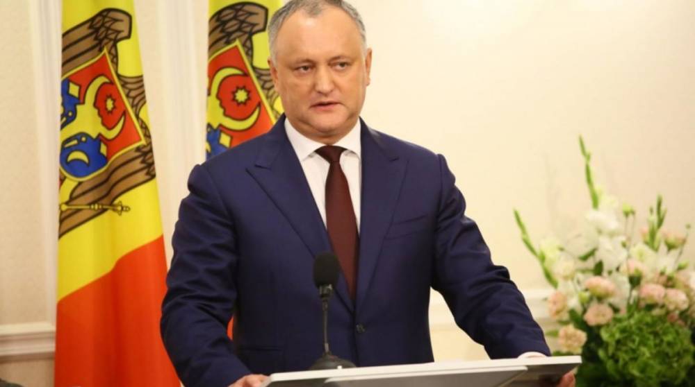 Додон будет баллотироваться на второй срок в Молдове