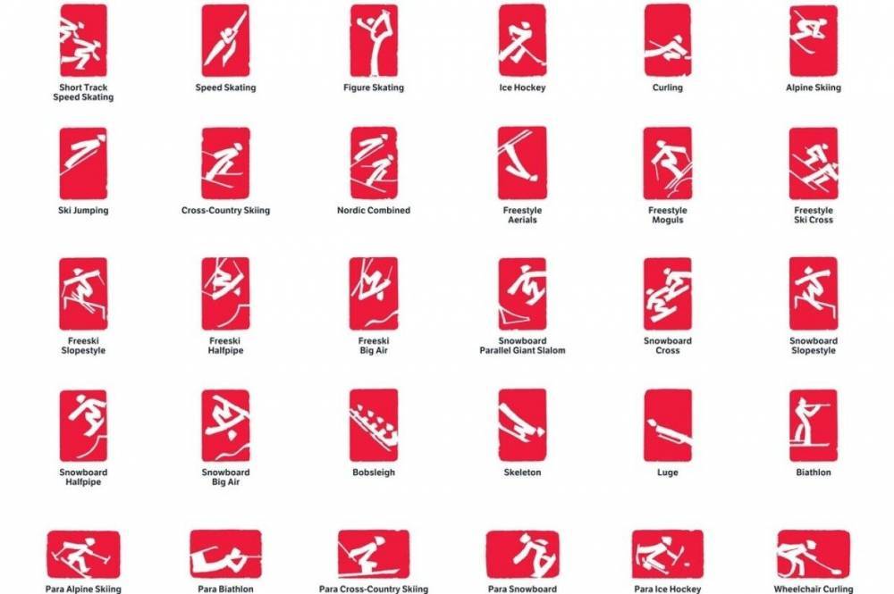 МОК презентовал дизайн пиктограмм видов спорта Олимпиады-2022 в Пекине