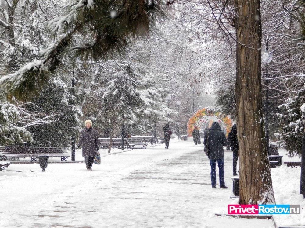 Снегом засыплет Ростовскую область и ударят морозы до –18 °С