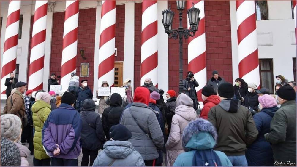 В Одессе митинговали против высоких тарифов