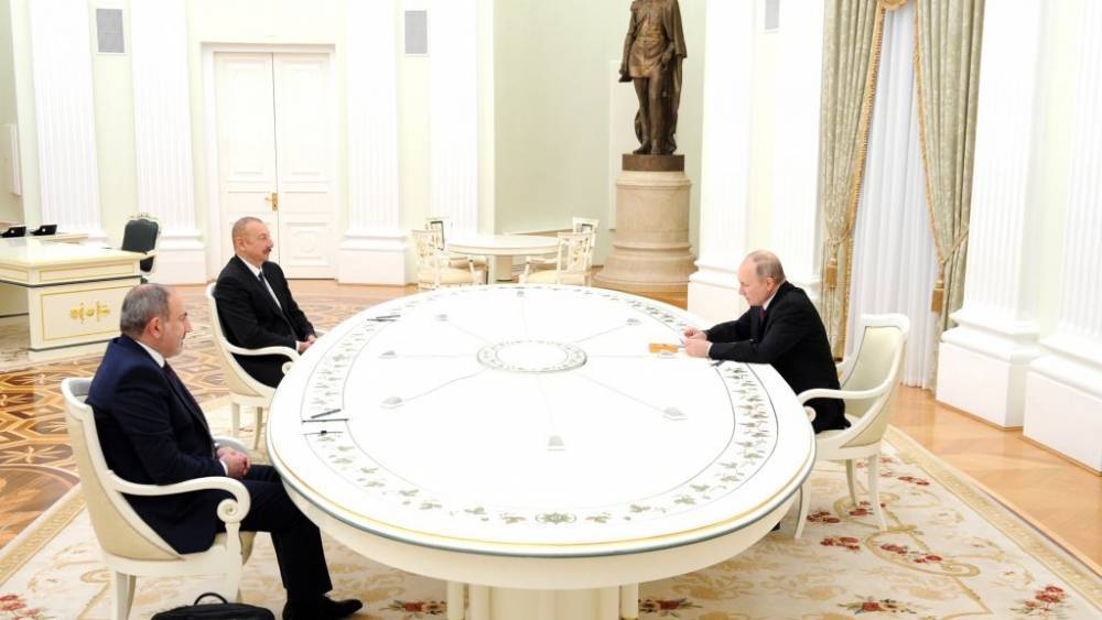 Путин обозначил цели переговоров с Алиевым и Пашиняном в Кремле
