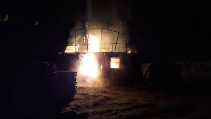 В Сахалинской области на буровой загорелся метан