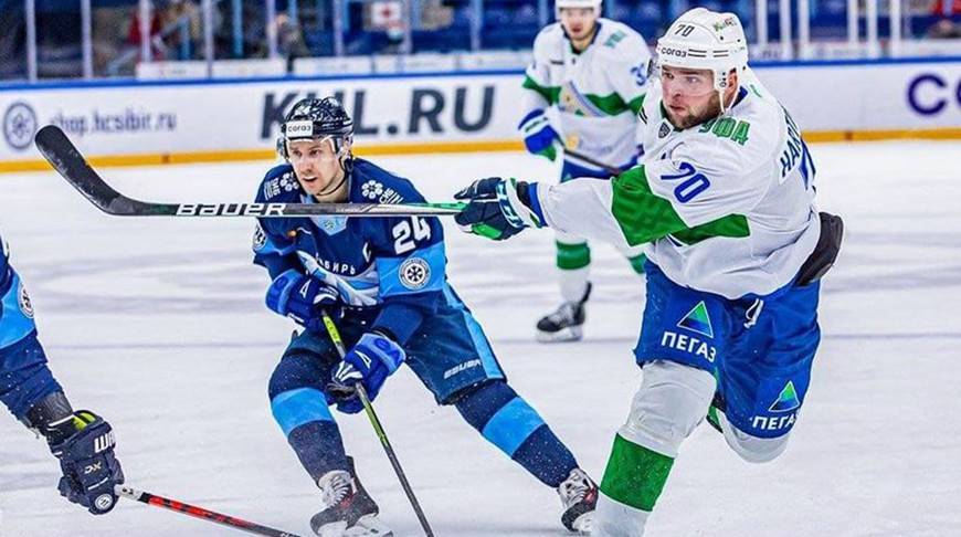 Хоккеисты "Салавата Юлаева" обыграли новосибирскую "Сибирь" в матче чемпионата КХЛ