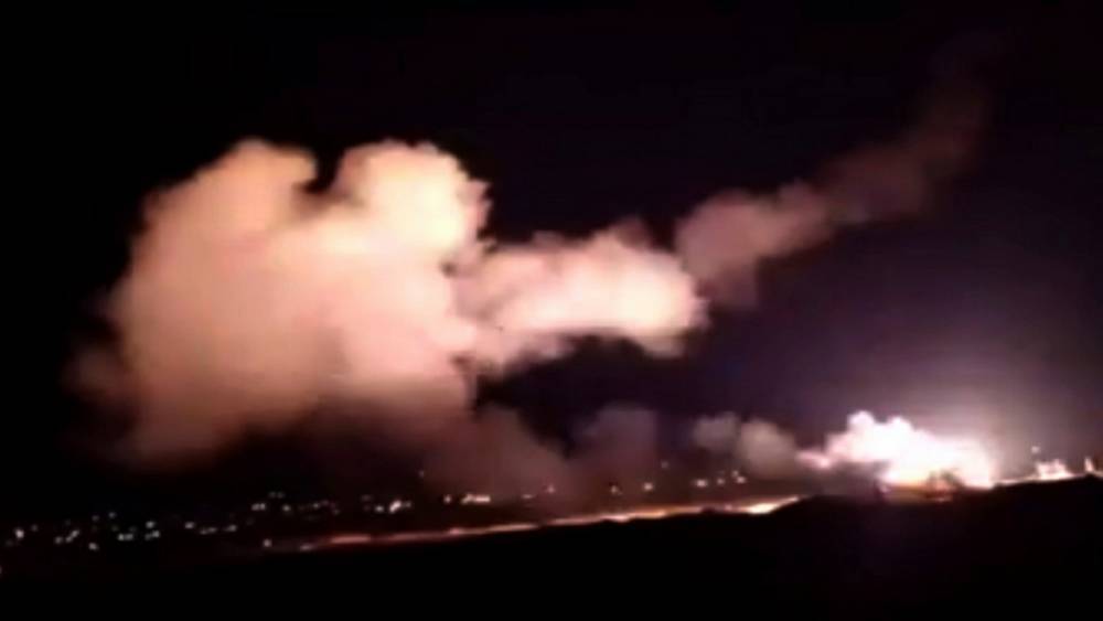 ВВС Израиля нанесли массированный удар по территории Сирии