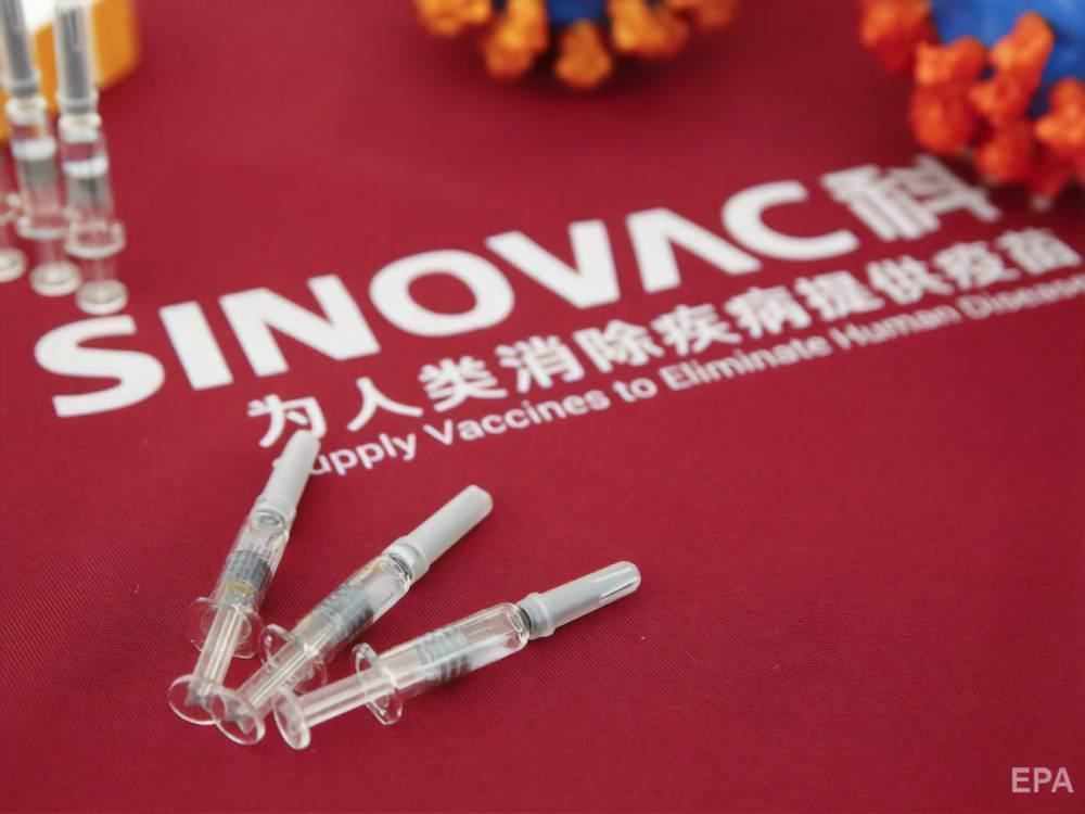 Китайская вакцина, которую заказала Украина, показала "общую эффективность" 50,38%