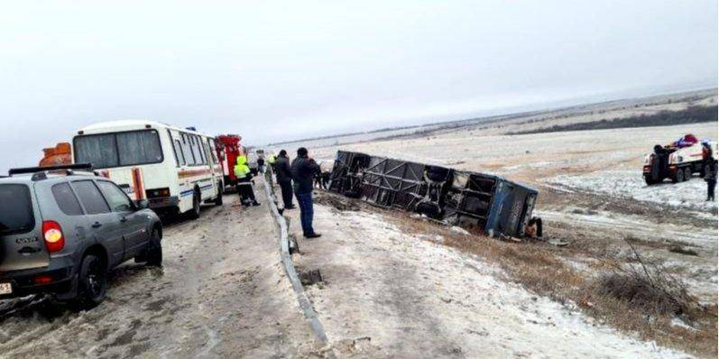 В РФ автобус сообщением Москва-Донецк попал в смертельное ДТП
