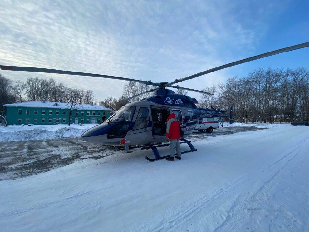Санитарная авиация дважды в этом году эвакуировала больных из Глазова в Ижевск