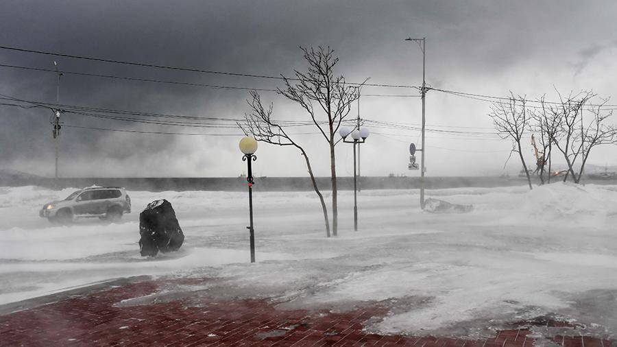 Жителей Камчатки предупредили о мощном снежном циклоне в выходные